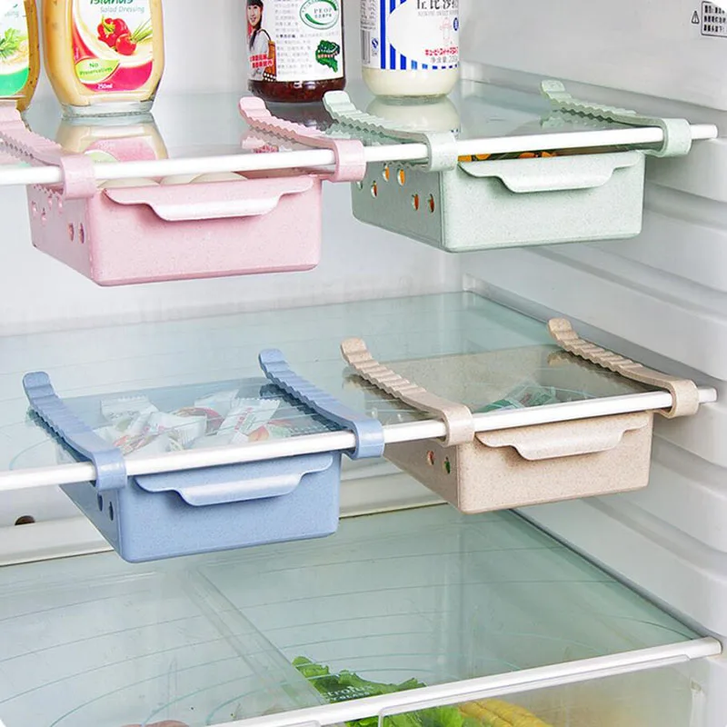 Creative multi-purpose freezer to receive fresh every drawer barrier layer aircraft kitchen utensils shelf in the kitchen