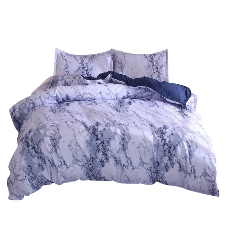 

Simple Marble Bedding Duvet Cover Set Quilt Cover Twin King Size With Pillow Cas great house warming gift modern dreaming stars