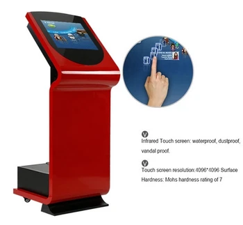 

floor standing display AD player 19 inch network standalone interactive wifi stand ad player Machine