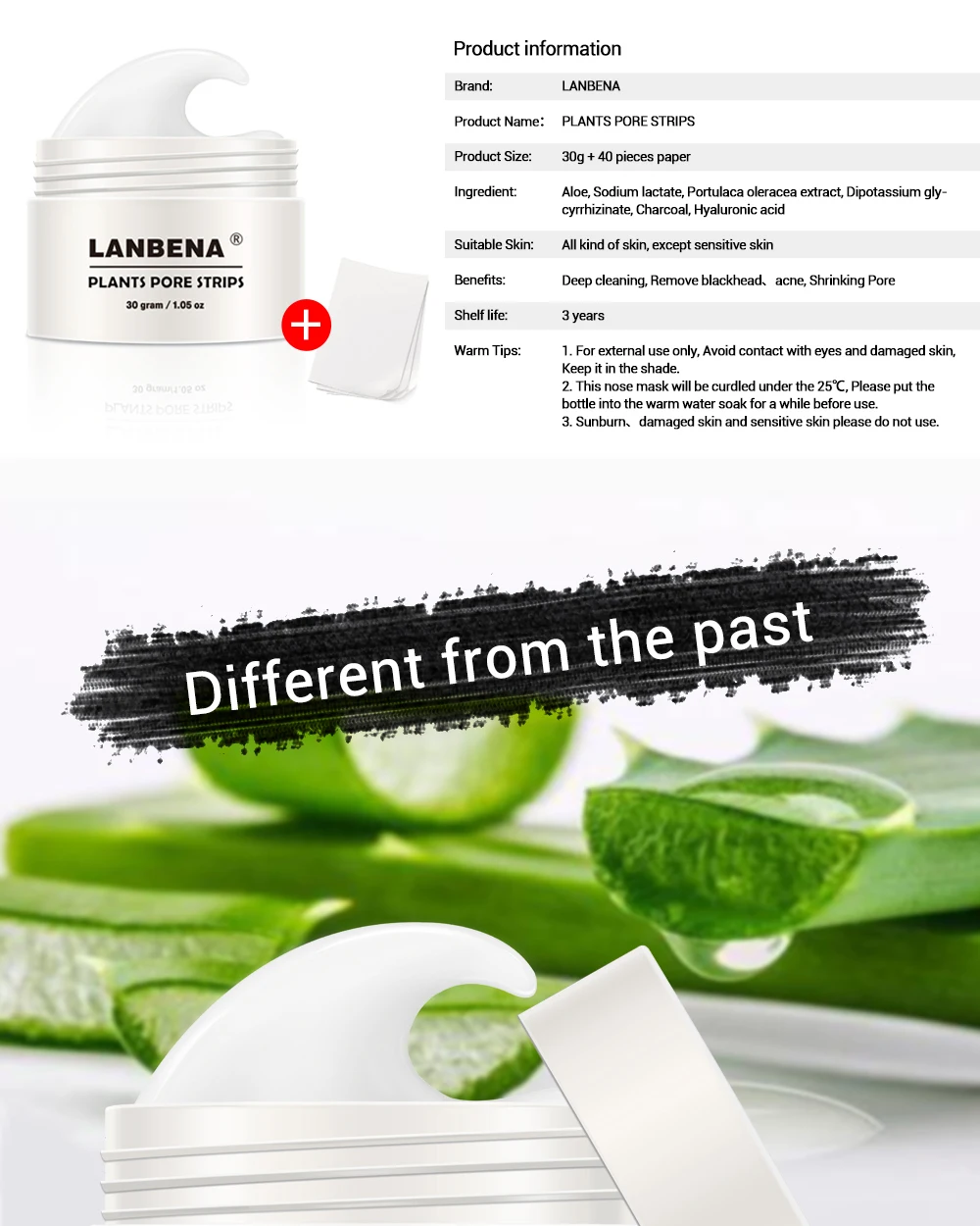 Removedor de Cravo Tratamento da Acne Controle de Óleo de Limpeza Descamação Máscara Lanbena Nariz Pore Faixa Preta Profunda Facial 5 Pcs 7 Utensílios de cuidado facial