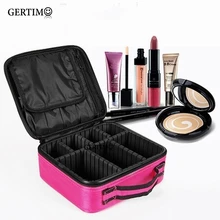 Cosmetic for Women Waterproof Professional Portable Suitcase  Cosmetic Manicure Case Makeup Travel necessaire Organizer Bag