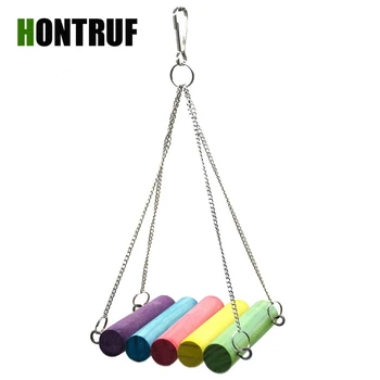 

Parrot Toy Squirrel Chinchillas Hamster Springboard Log Springboard Jumping Platform Log Stick Small Pet Supplies Bird Toy