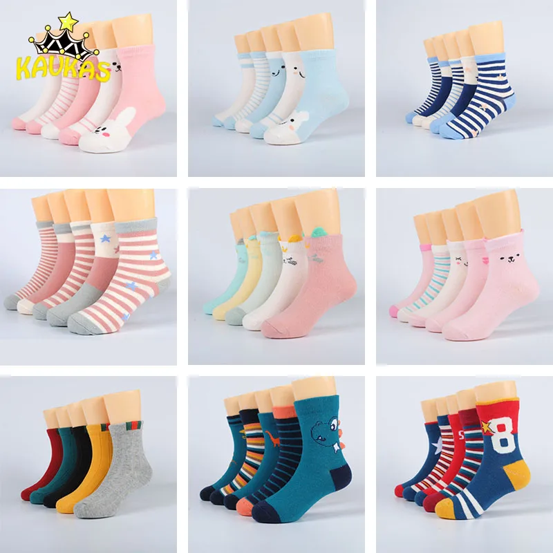 5 пар, летние хлопковые носки для новорожденных, милые детские носки с рисунками для девочек, мягкие носки до лодыжки, детские носки для мальчиков