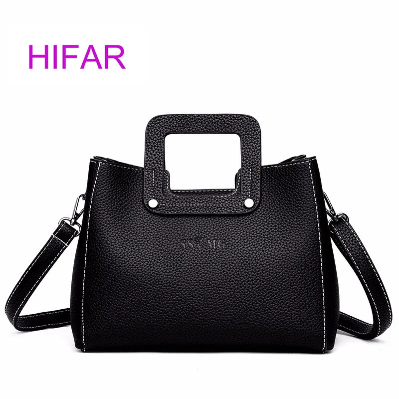 

2017 Litchi Pattern Soft PU Leather Women Handbag Female Shoulder Bag Girls Messenger bag Casual Women Bag