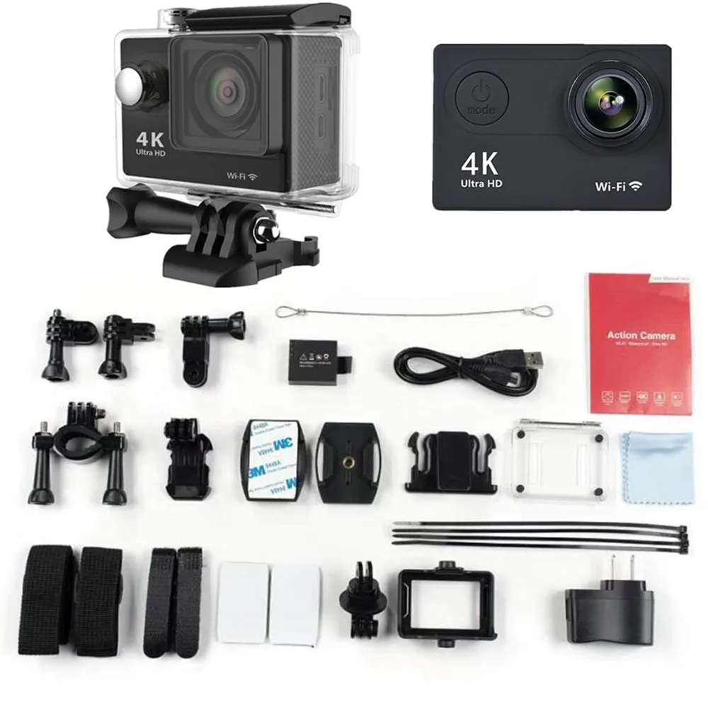 Оригинальная Экшн камера eken H9R/H9 Ultra HD 4K WiFi дистанционное управление спортивная