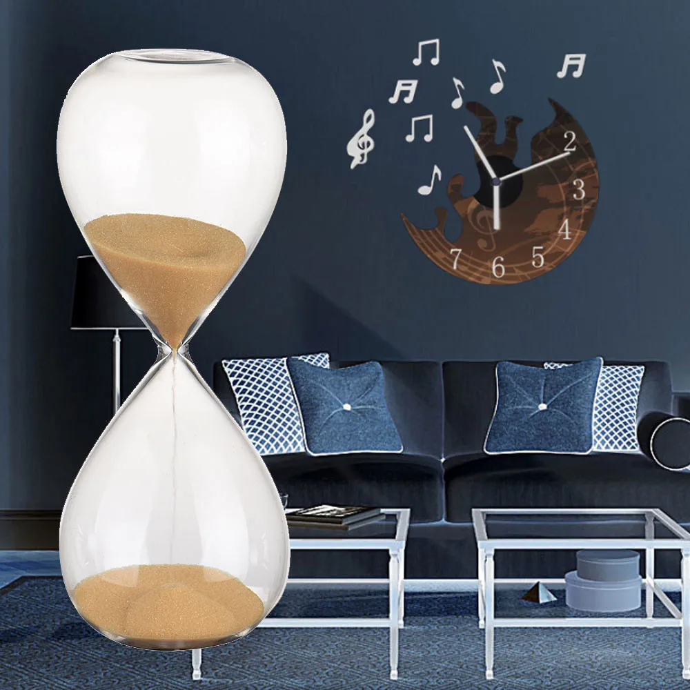 Transparent Glass Hourglass Timer 10 Minutes Time Gift | Дом и сад