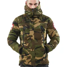 Зимние куртки, армейская зеленая парка, мужские теплые плотные пальто и куртки, высокое качество, хорошее качество, с хлопковой подкладкой, модные камуфляжные мужские парки