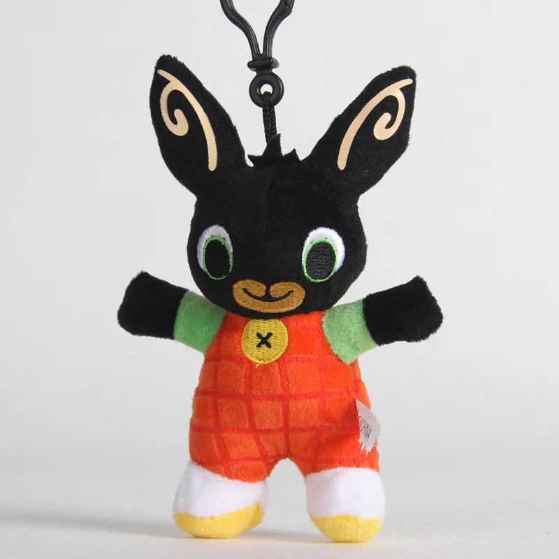 17 см BING BUNNY sula bing плюшевая игрушка флоп кукла игрушки чучело pando игрушки "Кролик" маленький кулон брелок рождественские подарки - Цвет: Черный