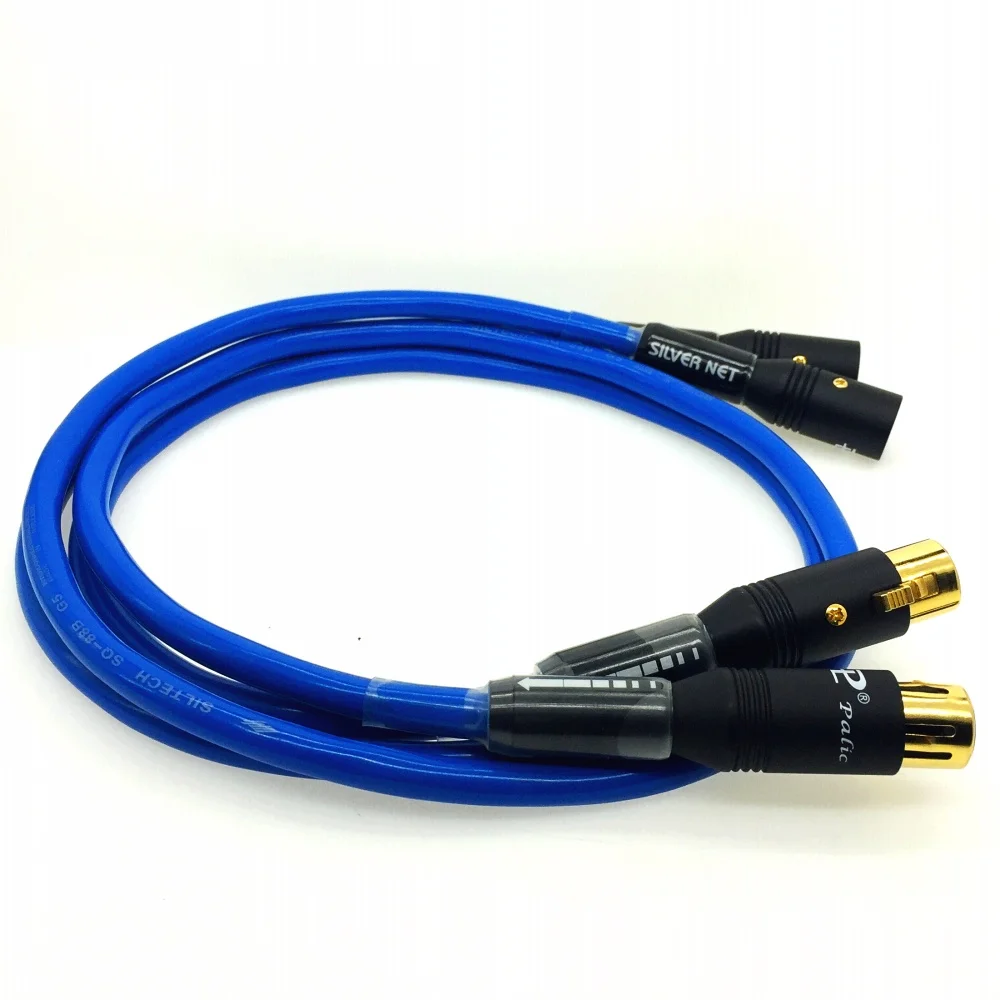 

Siltech SQ-88B G5 Silver CD Hi-End XLR Audio Cable Palic 24K Gold Plated 3-Pin XLR Connector Plug Xangsane