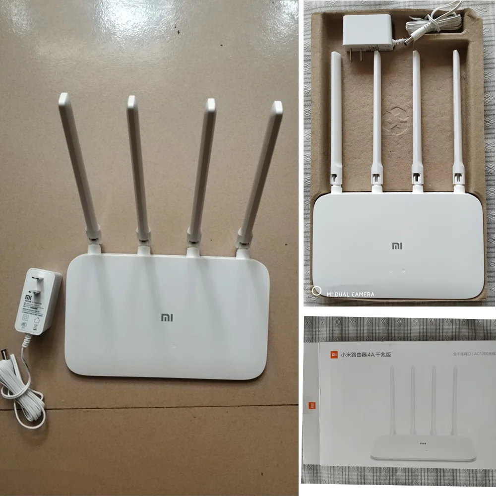 Xiaomi Mi маршрутизатор 4А гигабитная версия 100M 2,4 GHz 5GHz WiFi 16M rom 128MB DDR3 с высоким коэффициентом усиления 4 антенны приложение управление Сетевой удлинитель