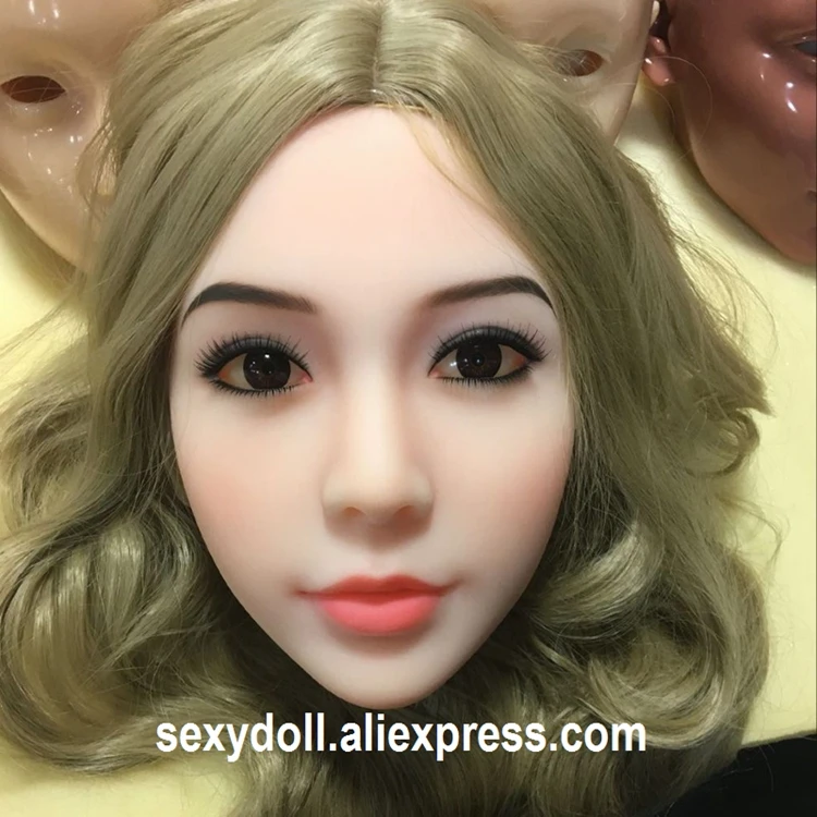 TPE silicone oral sex doll HEAD (8)