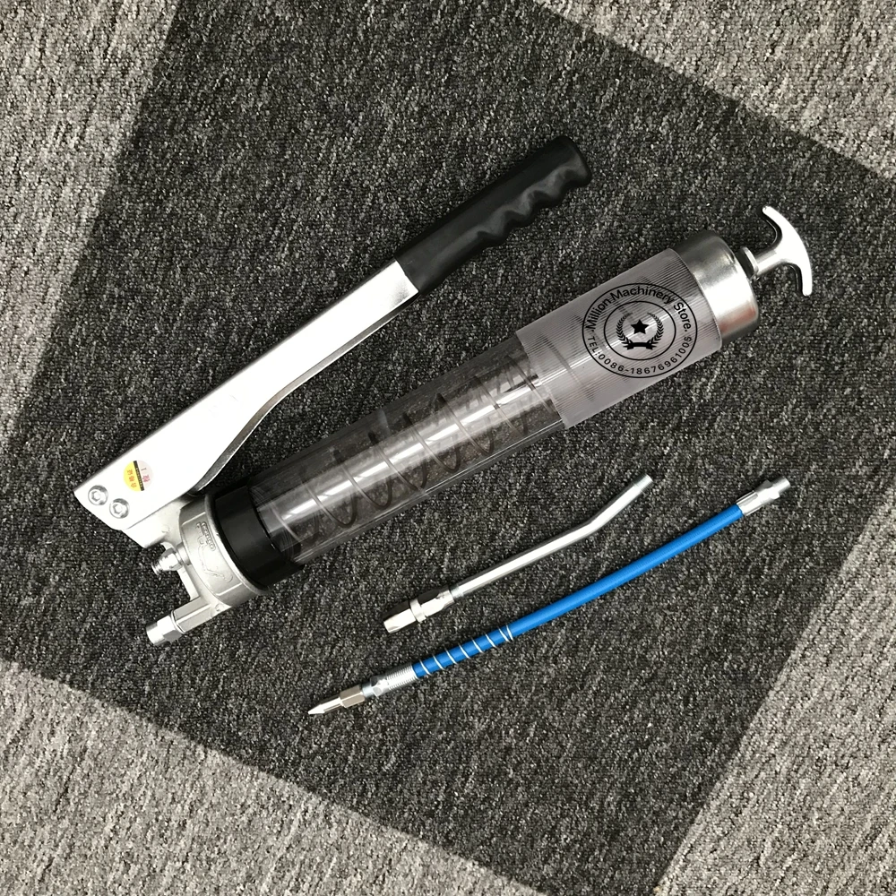 

Pneumatic Grease Gun Tool Oil Pump Pressure 10000 PSI Hand-operated Heavy Duty Lever Auto Repair Tool Vehicles Car Lubrication