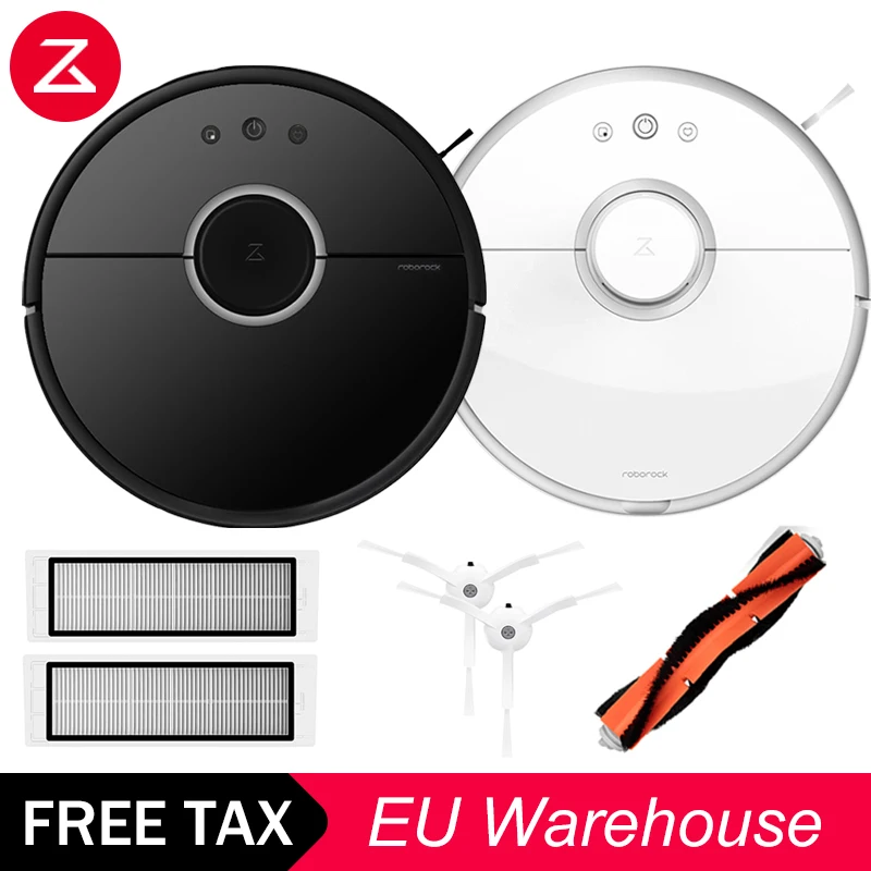 

EU stock Xiaomi Roborock S50 S55 Mi Robot Vacuum Cleaner 2 Smart Planned Automatic Cleaning App Control Wet Mopping
