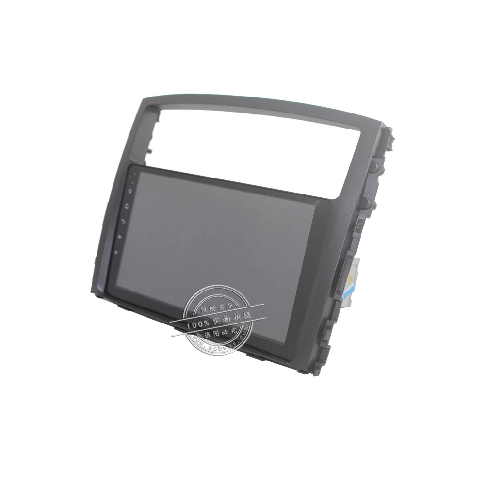 Discount Hang xian 9" Quad Core Android 7.0 Car DVD Player For Mitsubishi Pajero V93 V97 2006-2014 car radio GPS Navigation BT,wifi,SWC 5
