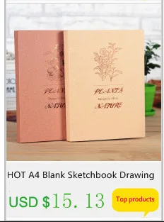 a4 sketchbook drawing 40 sheets Spiral school notebook diary white paper graffiti painting School Supplies gift