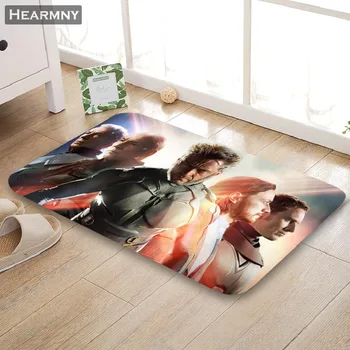 

Customizable X Men Doormat Floor/Bath/Kitchen/Beach Mat Flannel Sponge Fabric 3D Printed Shaggy Decoration For Bedroom