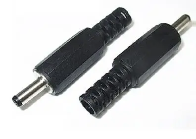 

10PCS Black 3.5mm x 1.1mm DC Power Male Plug Jack Adapter
