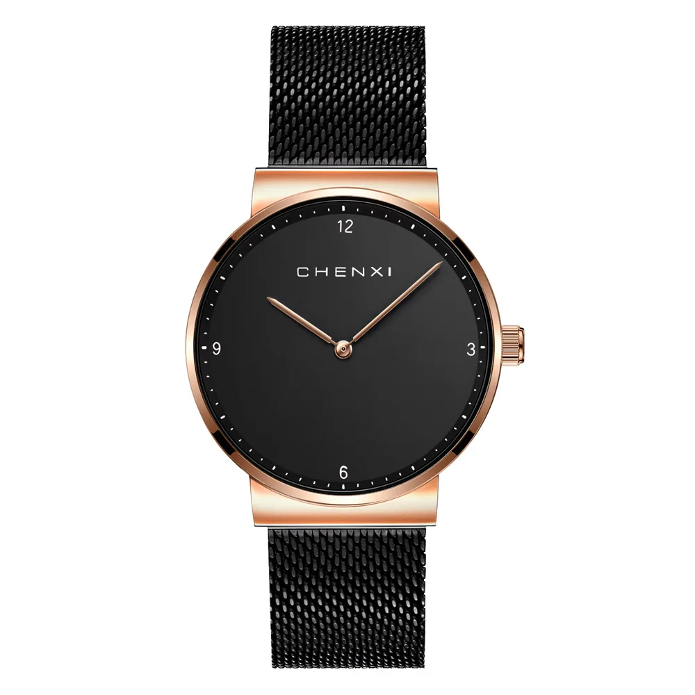 CHENXI luxury watch men women fashion top brand quartz watches mesh strap business couple wristwatch clock Relogio Masculino