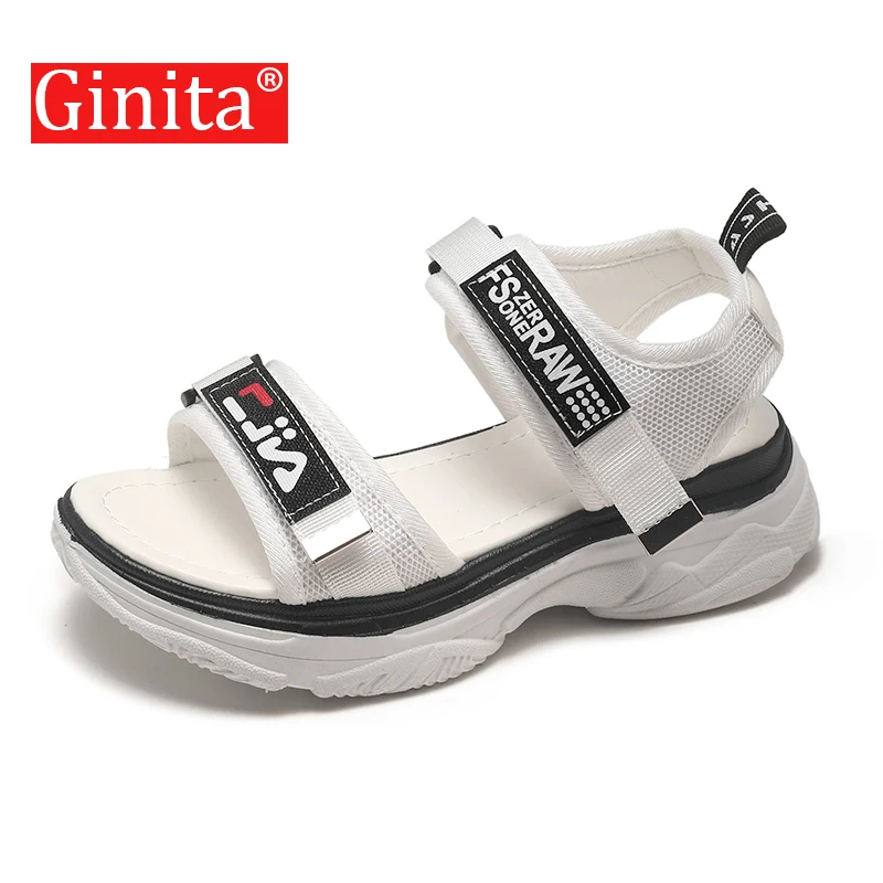 

Ginita 2019 Summer New Sandals Shoes Woman Fashion Thick Bottom Flat Platform Sandals