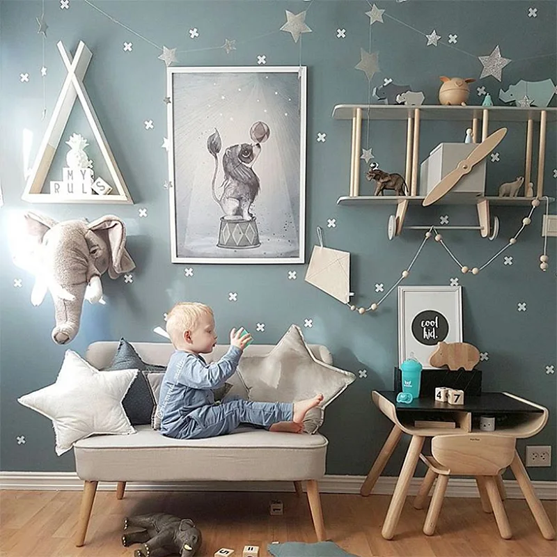 Baby Room Decorative Stickers Kids Wall Sticker Boy Bedroom Baby Room Decorative Stickers Kids Wall