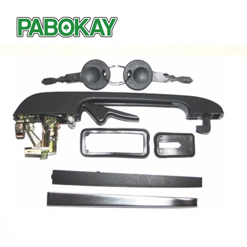 Наружная левая передняя дверная ручка для VW GOLF JETTA MK1 MK2 DERBY 191837205 191837205A|front door handle|door