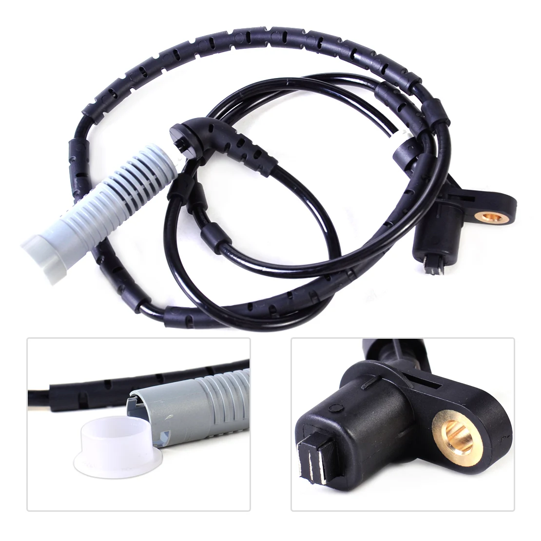 beler 1Pc New Rear Left Right ABS Wheel Speed Sensor 34521164652 Fit