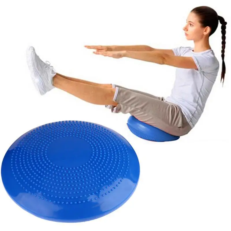 PVC Balance Gym Balls Inflatable Massage Mat Stability Balance Cushion
