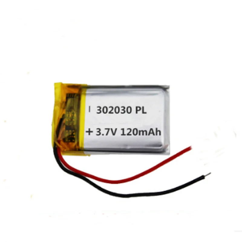 

4pcs/lot 3.7V 302030 Lithium Polymer Battery Rechargeable Batteries For MP3 Bluetooth Electronics Products