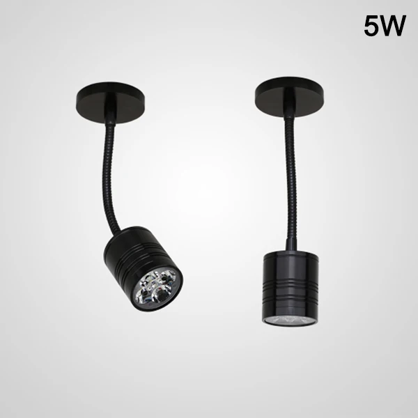 

LED Tube Spotlight 360 Degree Rotation 3/5W Long Arm Bend Tube TV Background Wall Ceiling Light MDJ998