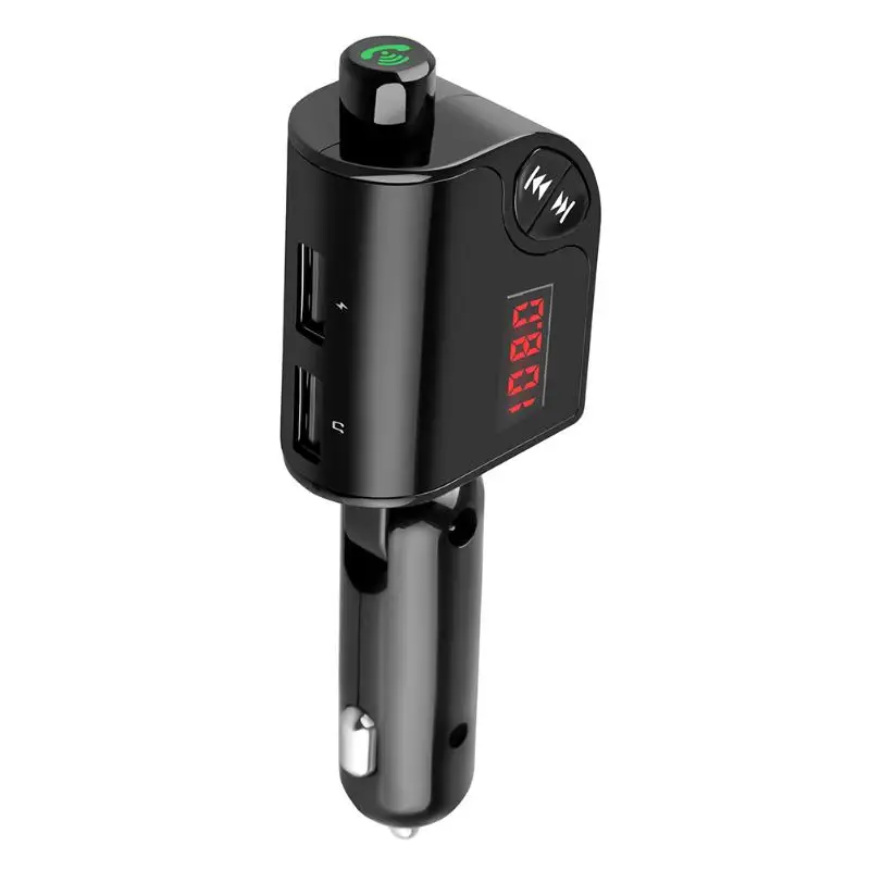 VODOOL Dual USB Port Car Charger Bluetooth Handsfree Kit Auto FM Transmitter Aux Audio MP3 Player Car Styling Accessories