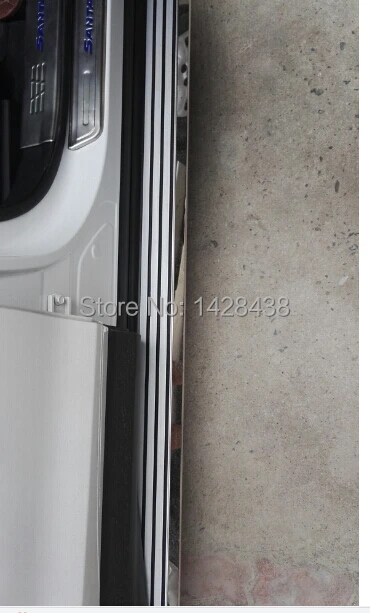 

High quality! HYUDNAI Santa Fe 2007-2012 Step Bar Running Side Board silver