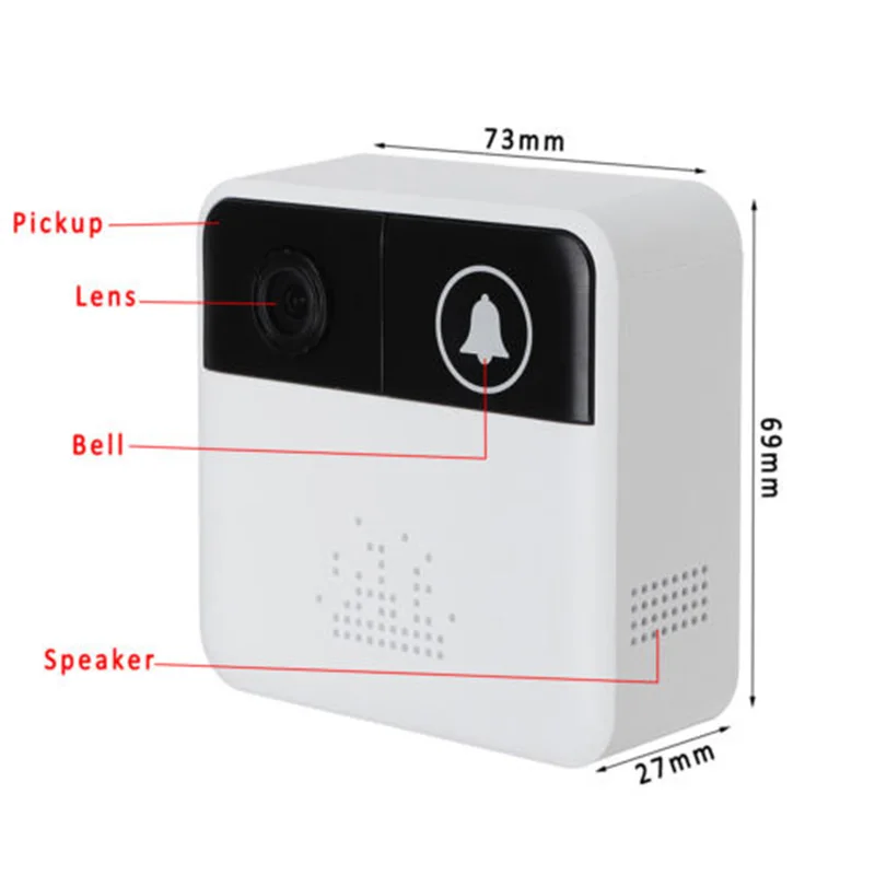 

WiFi Video Wireless Doorbell Remote Security Camera Phone Intercom Door Bell