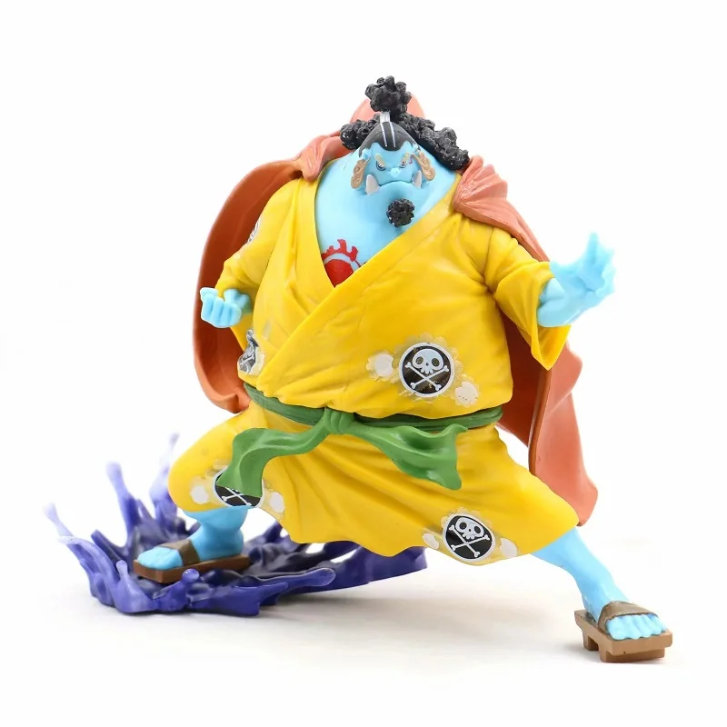 

One Piece yellow kimono Jinbe Anime Action Figure PVC New Collection figures toys Collection for Christmas