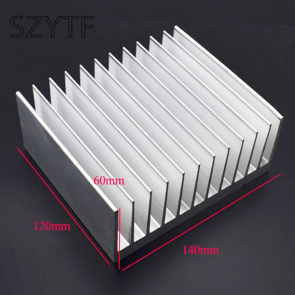 Heat sink 140*60*120MM high quality radiator amplifier thick aluminum