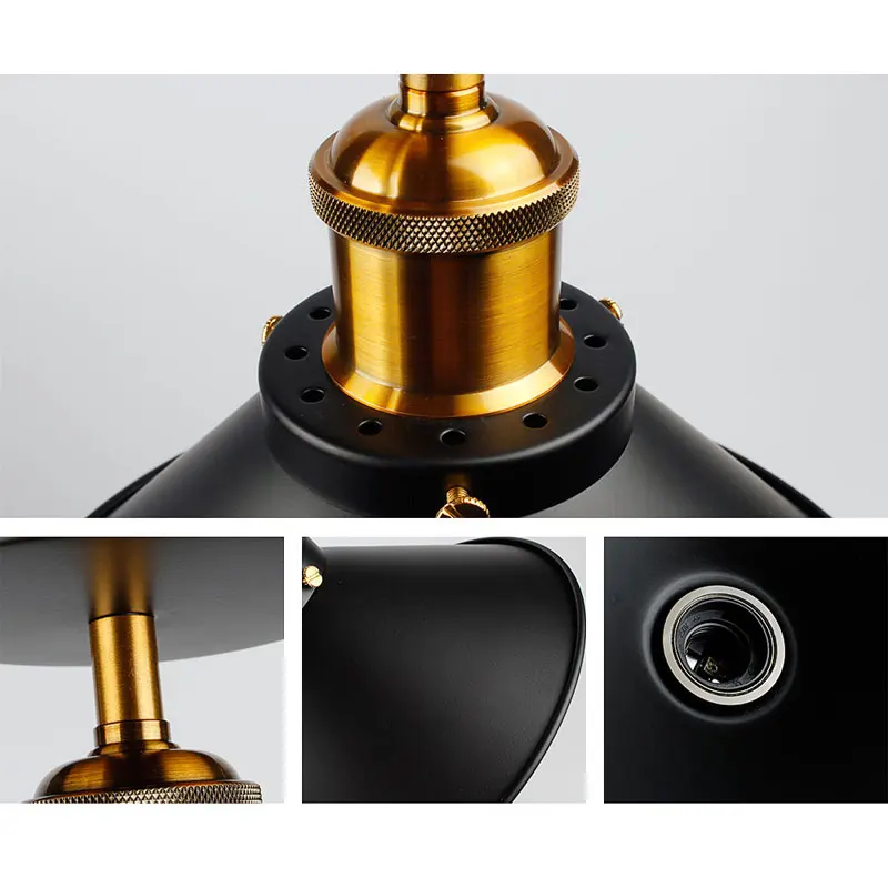  Industrial Ceiling Light Vintage ceiling lamp Adjustable led American country ceiling lamp Home lig - 32815697130