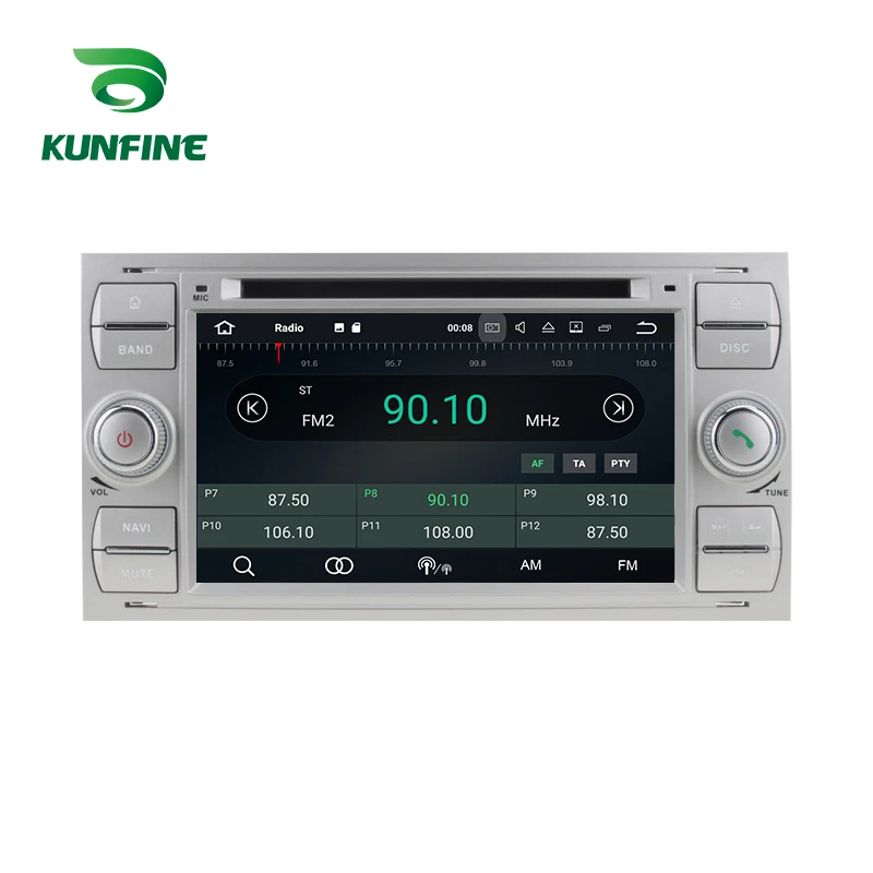 Discount Android 9.0 Core PX6 A72 Ram 4G Rom 64G Car DVD GPS Multimedia Player Car Stereo For Ford focus 2004-2008 Radio Headunit 5