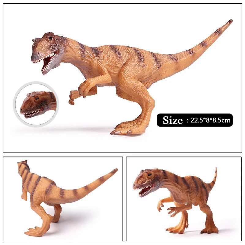 Фигурка Парк Юрского периода Allosaurus динозавр ПВХ игрушка Коллекция Модель
