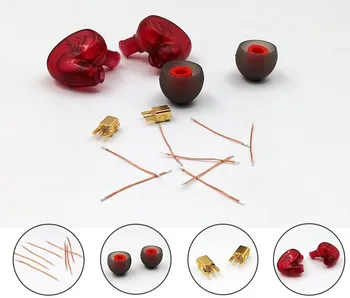 

double unit earphone shell(don't contain the driver) 1 set