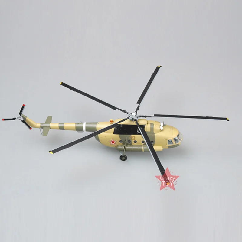 Easy Model ВВС России Mi-8 хип-вертолёт 1/72 весы Готовая модель игрушки для сбора подарок 37040