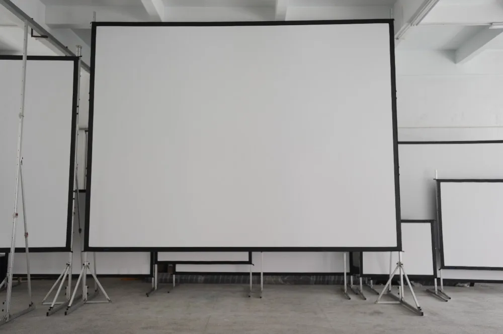 120 inch 43 format Fast Quick Fold Projector screen front PVC
