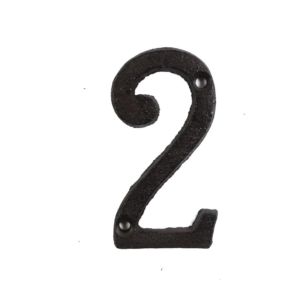 Металлические буквы цифры чугунные украшения знак на дом Дверная панель DIY кафе настенные 899 - Цвет: 2