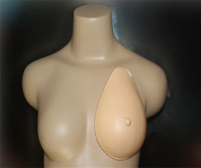 ФОТО 95C/100B/105A Size8  400g/Pc Light Weight Silicone Fake Breast Sexy Women Breast Enhanceme For Breast Cancer Patients Mastectomy
