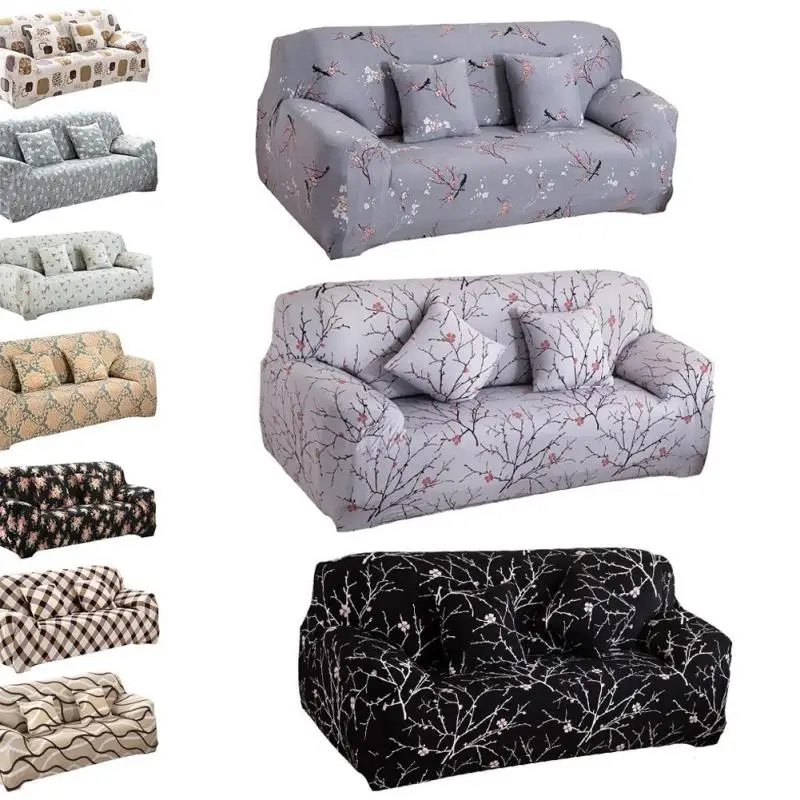 Living Room Sofa Cover Spandex Elastic Polyester Couch