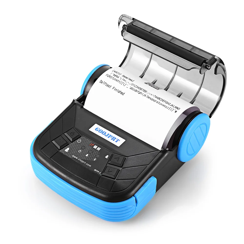

GOOJPRT MTP-3 80mm Protable Wireless Bluetooth 2.0 Receipt Thermal Printer Bill Commercial Printer For Android POS Device Phone