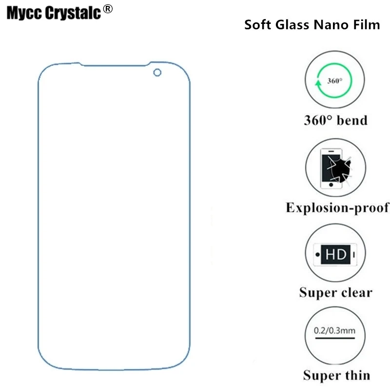 

Super thin clear Soft Glass Nano Explosion-proof Screen Protector Film For Micromax Bolt Q333 Protective film