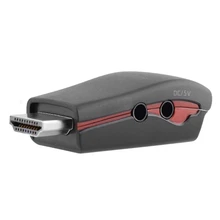 HDMI to VGA with font b Audio b font Cable HDMI to VGA Adapter Male To