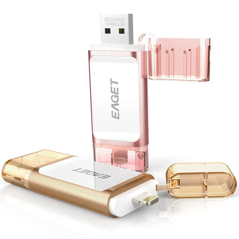 Eaget I60 OTG USB флеш-накопитель 32 Гб 64 Гб 128 ГБ Lightning USB 3,0 MFI флеш-накопитель 64 Гб мини-флешка memoria USB для iPhone iPad