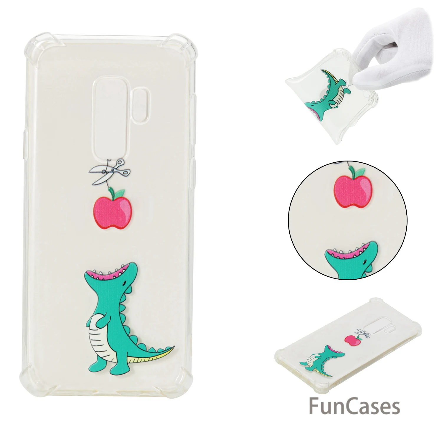 Crocodile Phone Case sFor Carcasa Samsung S9 Plus Soft TPU Back Cover Mobile Glossy Phone Accessory For Samsung Galaxy S9 Plus
