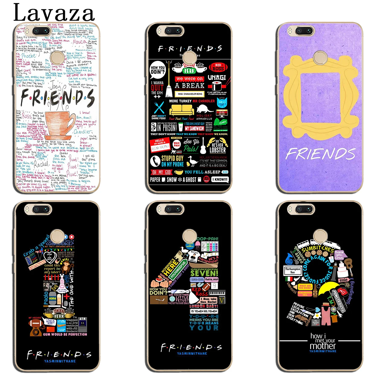 Чехол для телефона Lavaza Friends Xiaomi MI 10 9 9T CC9 CC9E A3 Pro 8 SE A2 Lite A1 pocophone f1 6 Mi10|Чехлы-накладки|