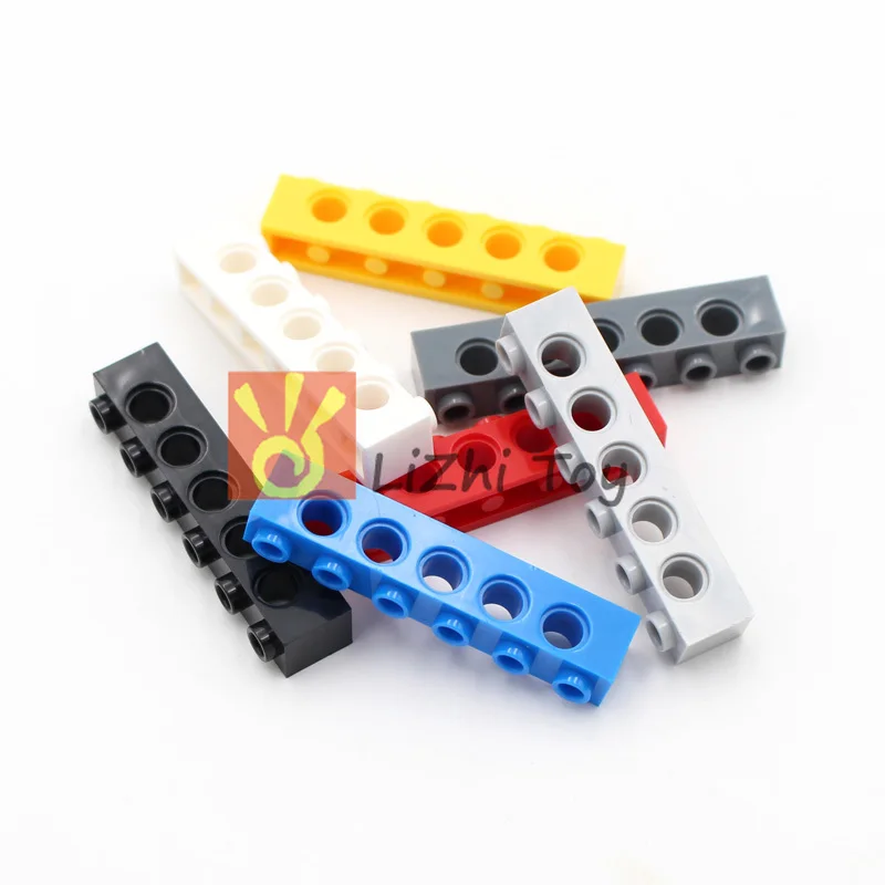 Lizhi Technic 3894 кирпич 1x6 с отверстием толстый модель строительные блоки технические